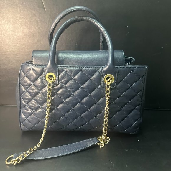 Isabella Rhea Italian Leather Chain Strap Satchel bag - Picture 10 of 15